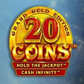 20 Coins Grand Gold Edition by Wazdan, showcased at leovegas-gr.com – game logo