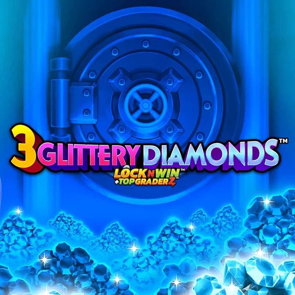 Play 3 Glittery Diamonds slot by PearFiction Studios on leovegas-gr.com