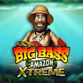 Big Bass Amazon Xtreme online game logo by Pragmatic Play on leovegas-gr.com