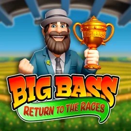 Big Bass Return to the Races by Pragmatic Play, showcased at leovegas-gr.com – game logo