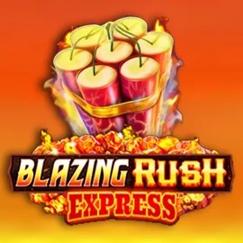 Blazing Rush Express online game logo by AreaVegas on leovegas-gr.com