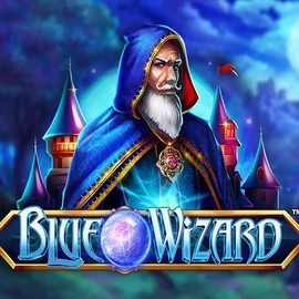 Blue Wizard slot icon by Quickspin, available at LeoVegas Casino