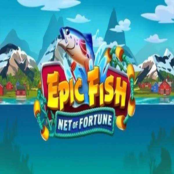 Slots logo of Epic Fish Net of Fortune from Quickspin at LeoVegas Casino
