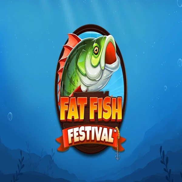 Fat Fish Festival slot logo by Wishbone Games at LeoVegas Casino