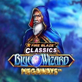 Fire Blaze Blue Wizard Megaways game by Rarestone Gaming – logo hosted on LeoVegas Casino