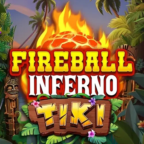 Fireball Inferno Tiki game by NetEnt – logo hosted on LeoVegas Casino