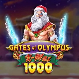 Gates of Olympus Xmas 1000 logo by Pragmatic Play LeoVegas Casino
