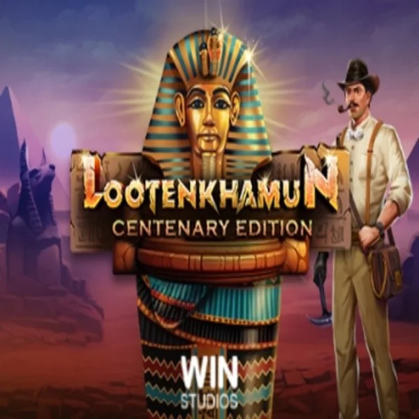 Loot&#039;en Khamun the Dead Sea Scrolls logo by Win Studios at LeoVegas Casino