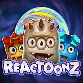 Enjoy Reactoonz by Play’n GO – logo hosted on leovegas-gr.com