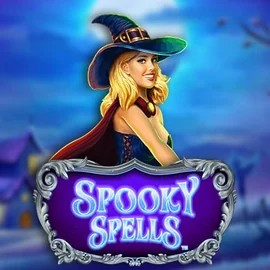 Spooky Spells slot logo by Novomatic at LeoVegas Casino