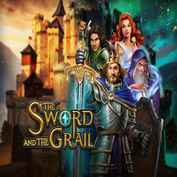 The Sword and the Grail online game logo by Play’n GO on leovegas-gr.com